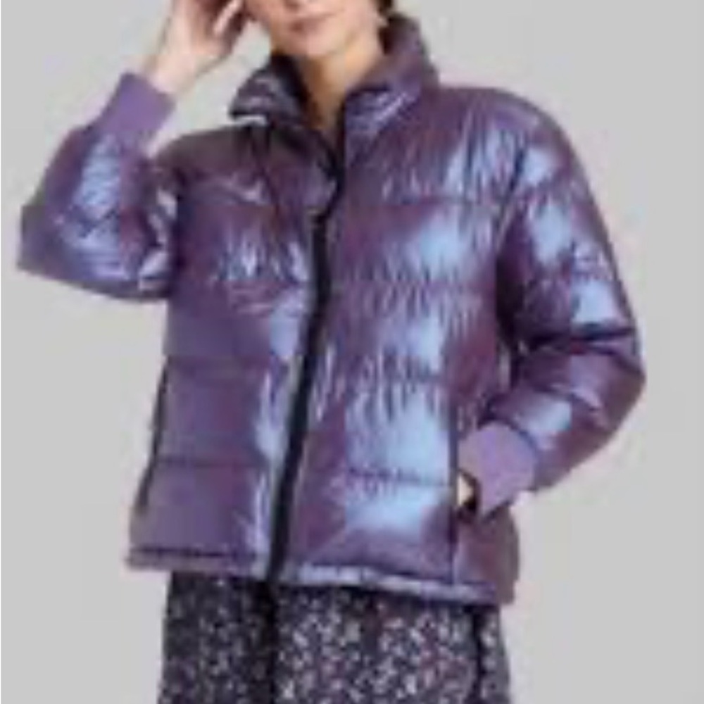 Wild Fable Shiny Lavender Puffer Jacket